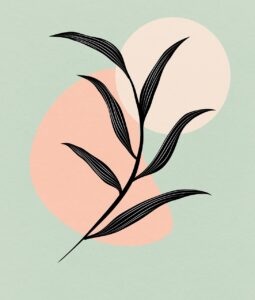 boho, background, bohemian, leaves, drawing, nature, botanical, boho style, poster, art, plants, retro, beautiful wallpaper, foliage